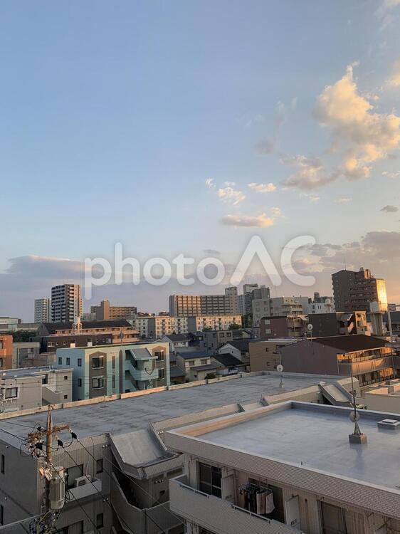 街並みと空 建築,都市,旅の写真素材