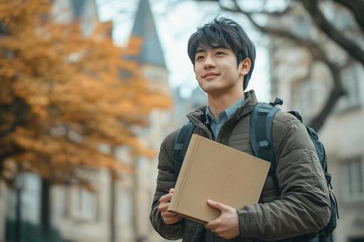 海外の大学へ留学している日本人学生 海外の大学へ留学している日本人学生の写真