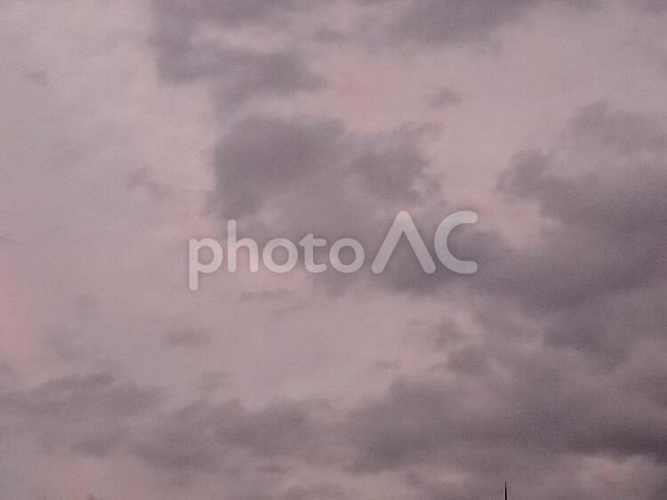夕暮れの空 夕暮れ,空,天気の写真素材