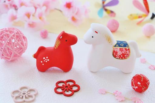 年賀状 午 年賀状 午の写真