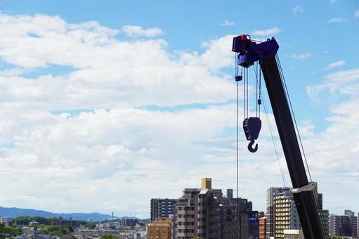 Crane and cityscape 2, JPG Crane and cityscape 2, JPG