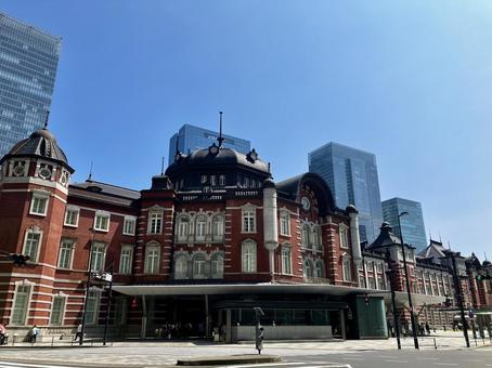 東京駅丸の内北口(2025年) 丸の内,東京駅,東京の写真素材