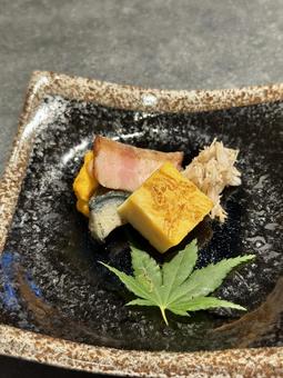 季節を彩る和の前菜盛り合わせ 季節を彩る和の前菜盛り合わせ 和食,前菜,盛り合わせの写真素材