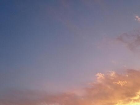 夕暮れの空 夕暮れの空の写真