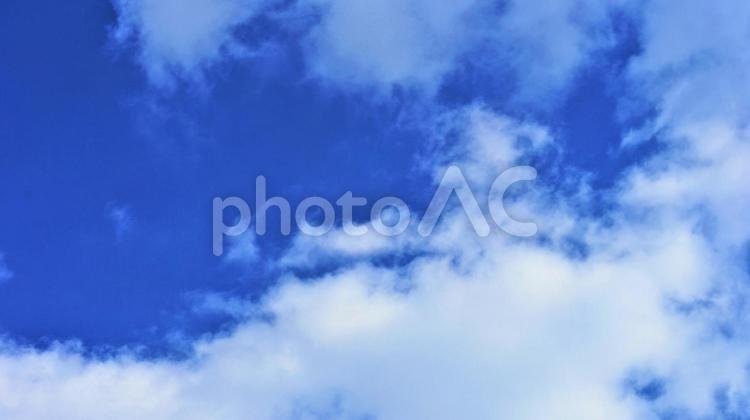 冬一時の澄んだ青空。 自然,冬,一時の写真素材
