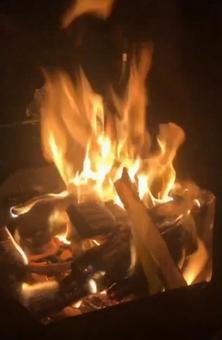 Burning flame Burning flame