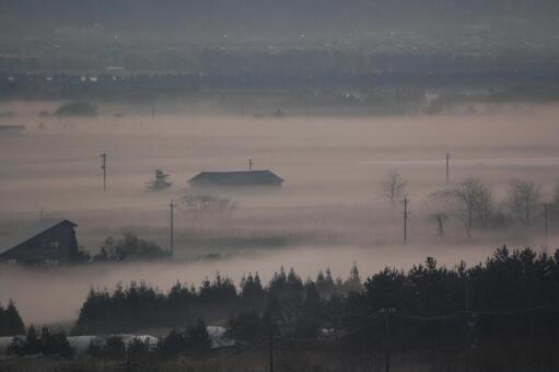 Margaret, morning haze, fog, sea of ​​clouds, JPG