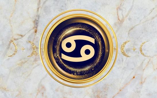 蟹座 蟹座,星座マーク,お洒落の写真素材