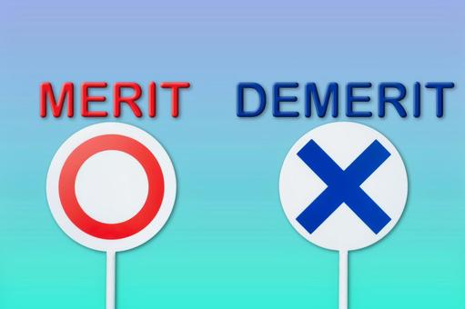 Photo, merit, demerit, placard, 