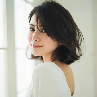 優しい眼差しのポートレート 優しい眼差しのポートレートの写真