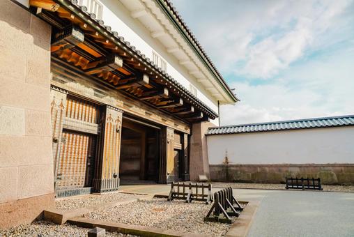 【石川】金沢城跡 【石川】金沢城跡 石川,金沢城跡,金沢の写真素材