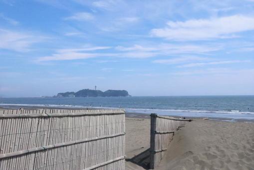 夏の海岸 夏の海岸 海,景色,江ノ島の写真素材
