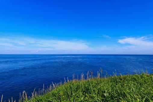 納沙布岬 納沙布岬 納沙布岬,根室,夏の写真素材