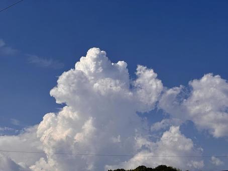 【風景写真】夏空 【風景写真】夏空 夏空,空,雲の写真素材