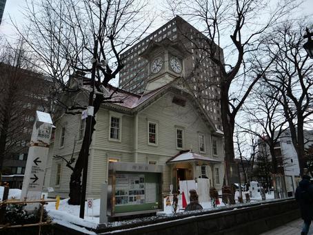 札幌市時計台 札幌市時計台 札幌市時計台,時計台,北海道の写真素材
