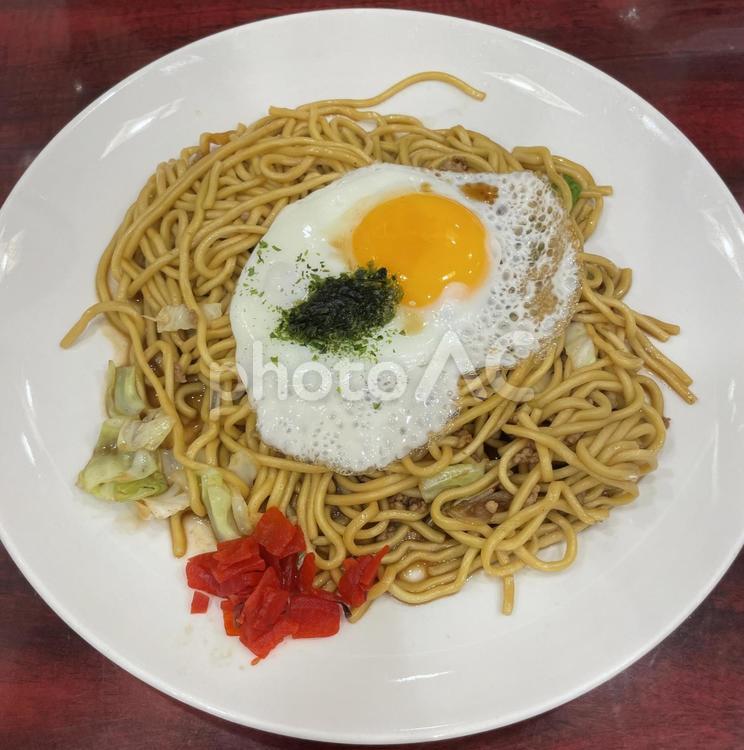 秋田名物！横手焼きそば！ 横手焼きそば,秋田名物,ご当地グルメの写真素材
