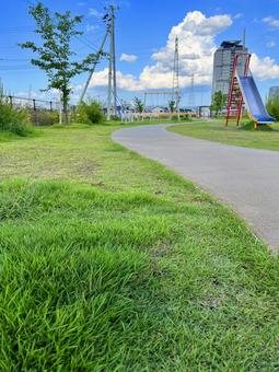 Photo, park, sky, lawn, 