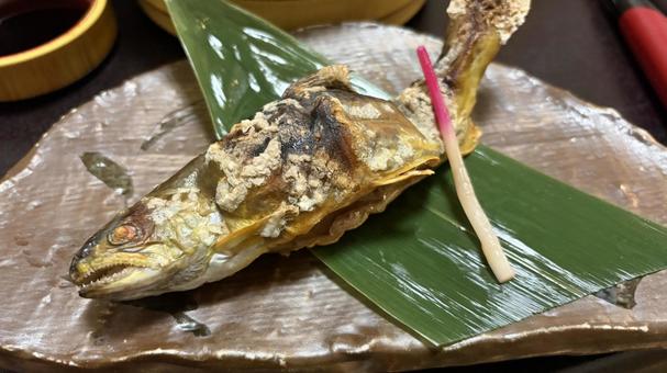 鮎の塩焼き 鮎の塩焼き,鮎,食事の写真素材