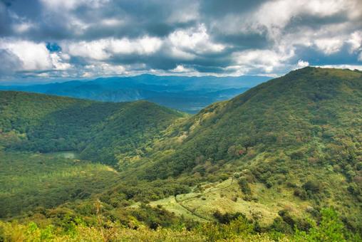 三瓶山の風景の写真