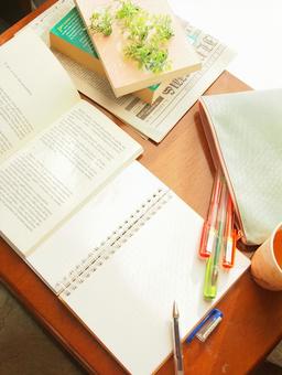 Study with foreign books 3, JPG Study with foreign books 3, सुबह, चाय, नोटबुक, JPG