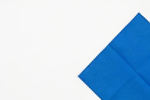 掃除用クロスと白背景 クロス,清掃,メンテナンスの写真素材