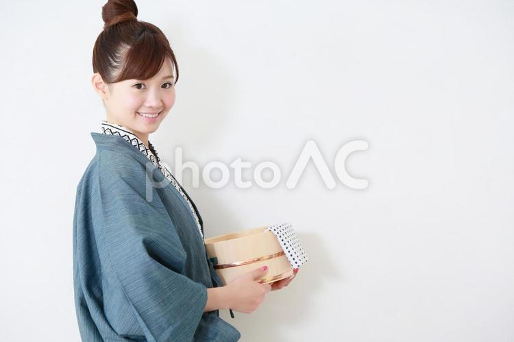 女子旅　温泉旅行イメージ 女子旅,大学生,和服の写真素材