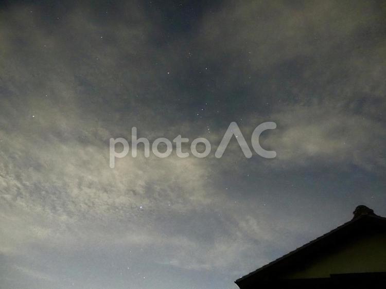 夜の星空 空,暗黒,天気の写真素材