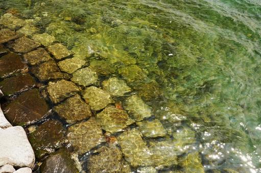 鹿児島 指宿 池田湖のきらめく水面2 鹿児島 指宿 池田湖のきらめく水面2 池田湖,水面,きらめきの写真素材