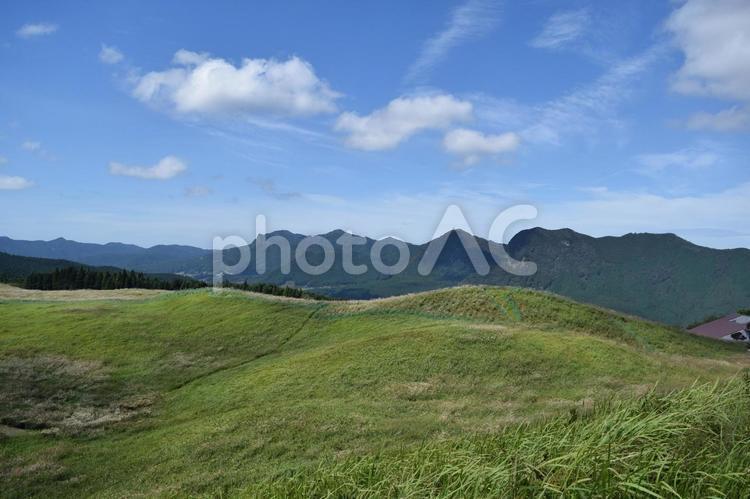【奈良】曽爾高原の風景 曽爾高原,曽爾村,高原の写真素材
