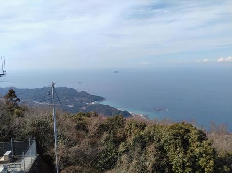 大麻山展望台からの景色 大麻山展望台からの景色 大麻山,展望台,島根の写真素材