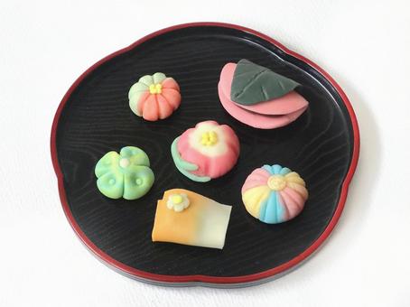 ハンドメイド 粘土で作った和菓子 ハンドメイド 粘土で作った和菓子の写真