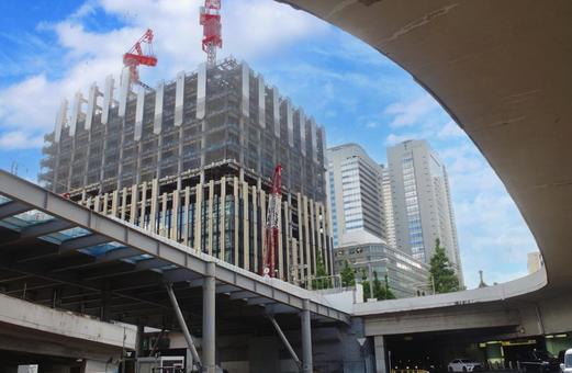 新宿駅西口 新宿駅 駅前 広場 再開発 新宿駅西口 新宿駅 駅前 広場 再開発 新宿駅西口,新宿駅西口広場,新宿駅の写真素材