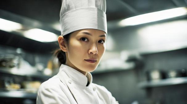 厳しそうな女性シェフ2 厳しそうな女性シェフ2の写真