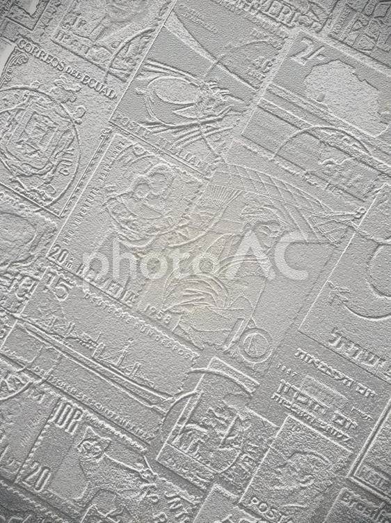 切手収集エンボス 背景,素材,バックグラウンドの写真素材