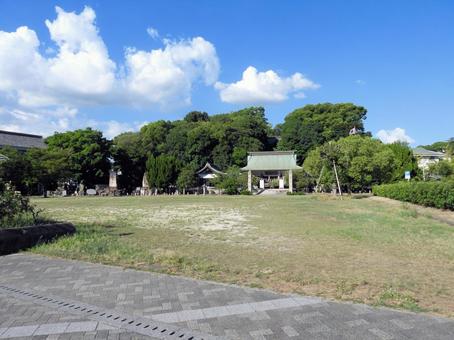 福山市　備後護國神社 備後護國神社,福山城,日本100名城の写真素材