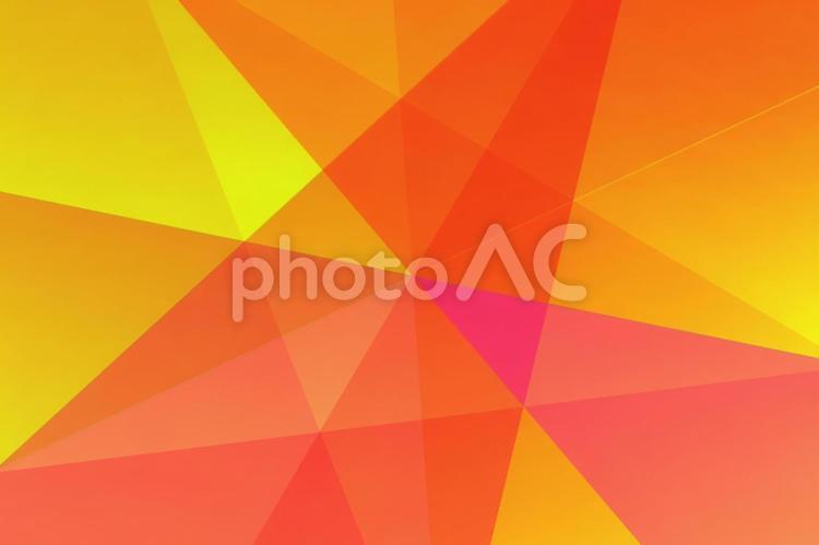 オレンジのスターグラデーションのテクスチャ3 背景,アブストラクト,トライアングルの写真素材