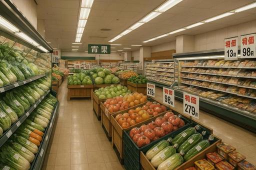 スーパーマーケット スーパーマーケットの写真