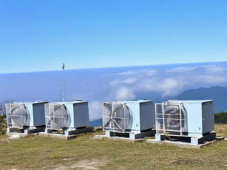 山の上の換気扇_AS00032 山の上の換気扇_AS00032の写真