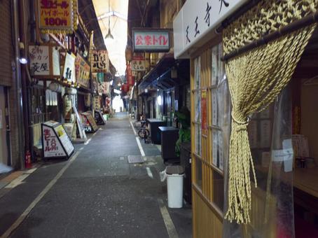 大阪天王寺の飲食店街 大阪天王寺の飲食店街の写真