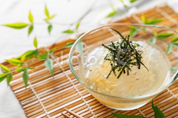 ところてん ところてん,トコロテン,心太の写真素材