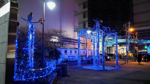 池袋・中心街のクリスマス（東京都豊島区） 池袋,クリスマス,イルミネーションの写真素材