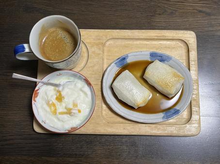 お食事 お食事 食事,焼きもち,餅の写真素材