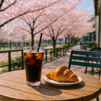 桜のカフェテラス 桜のカフェテラスの写真
