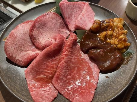焼肉ランチ 焼肉ランチ 肉,鉄板,焼肉の写真素材