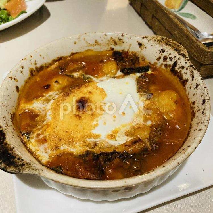 野菜とトマトソースのグラタン イタリアン,グラタン,窯焼きの写真素材
