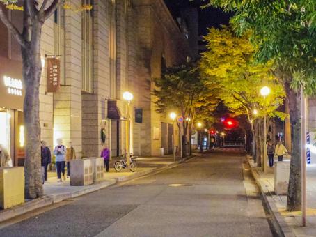 【兵庫県】神戸市・旧神戸居留地 旧神戸居留地,夜,夜景の写真素材