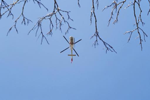 東京都ドクターヘリ ドクターヘリ,東京都ドクターヘリ,東京消防庁の写真素材