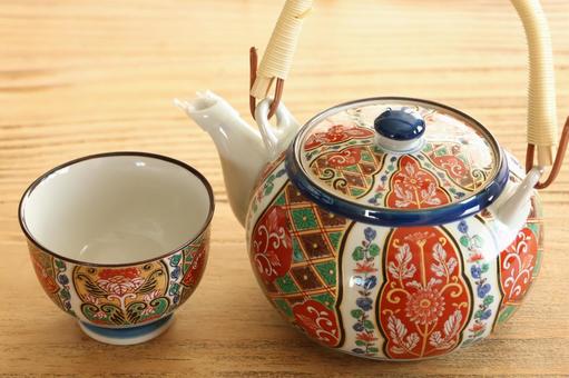 急須と湯呑み 湯呑み,急須,陶器の写真素材