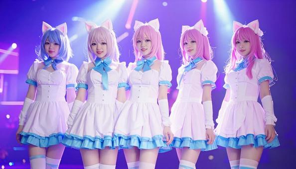 猫耳のアイドルグループ 猫耳のアイドルグループの写真