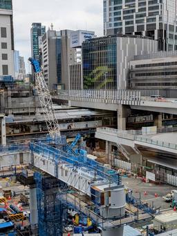 渋谷駅周辺再開発 渋谷駅周辺再開発 渋谷,渋谷駅,再開発の写真素材